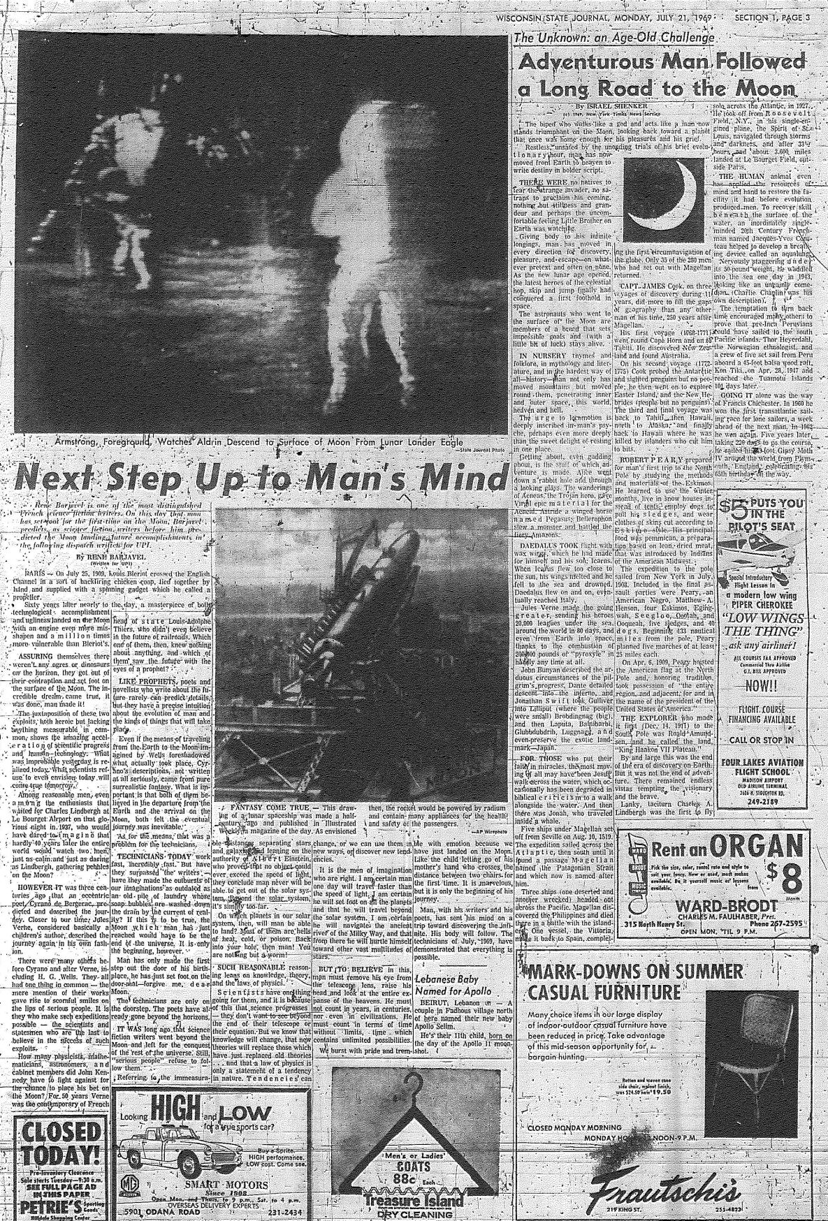Wisconsin State Journal July 21, 1969 p03